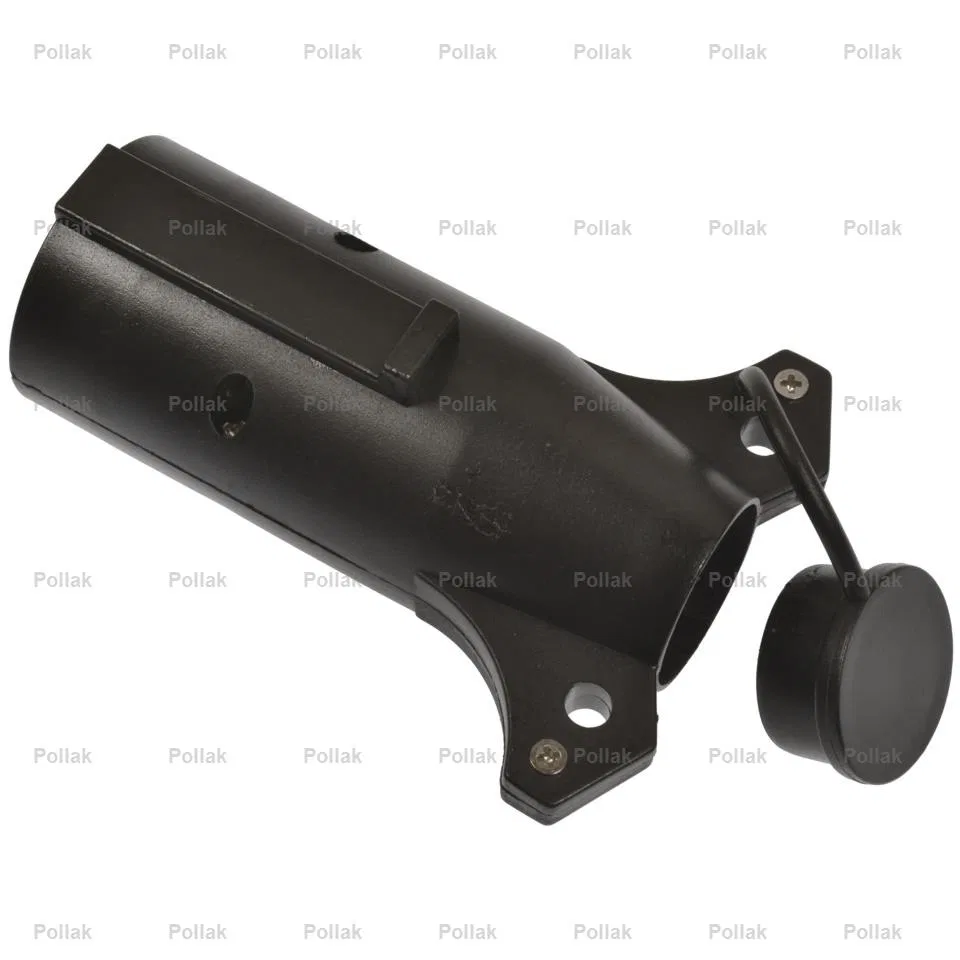 7WB-119V – POLLAK Trailer Wiring Connector Adapter, 7-Blade Vehicle To 6-Pole Round Trailer Adapter Non-Corrosive Nyl...